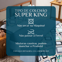 Ver imagem 7 de Cobredrom Casal Super King Grosso Kristen 100% Algodao Extra Macio Quality:cinza