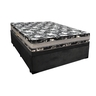 Cama Base Box Baú Casal Super Black Suede Preto + Colchão Casal Super Black D33 28x138x188 - 3