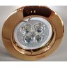 Spot Super LED 5W Gu10 para Teto Sanca e Gesso Cor Ouro - Llum - Branco Frio - 1