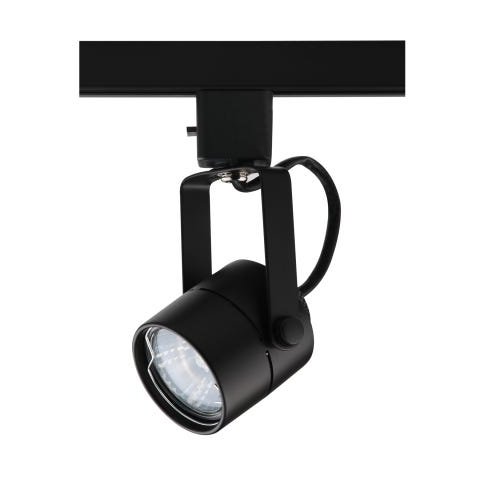 Trilho Eletrificado Sobrepor 1M Preto Ou Branco com Spot LED 4,8W - Branco Frio - Preto