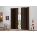 Ver imagem 1 de Cortina Blackout Oito Metros Cor Tabaco Decoração Casa