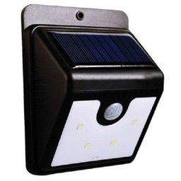 Luminária Led Parede Solar Jardim Externa - 2