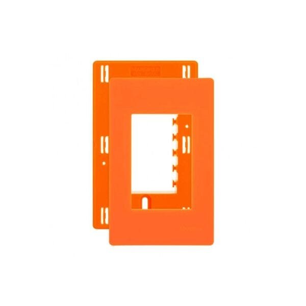 Tomada Dupla 10a 250v Infiniti Margirius - Laranja - 1