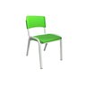 Kit 2 Cadeiras Infantil Iso Verde-limão Brinquedoteca Escolas Ecomhome - 5