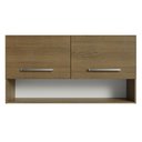 Ver imagem 6 de Armário Aéreo Cozinha 105cm 2 Portas 1 Nicho Rustic Emilly Madesa