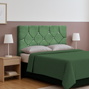 Ver imagem 1 de Cabeceira Casal 1.98 King Maju Luxo Suede:Verde Oliva