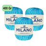 Kit 12 Unidades Barbante Euroroma Milano 400g Azul Piscina - 1