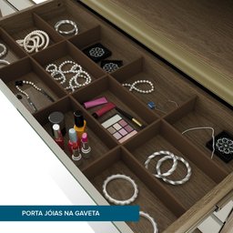 Guarda Roupa Casal 10 Portas Rimo Regência - Jequitibá/offwhite - 6
