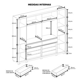 Guarda Roupa Casal 10 Portas Rimo Regência - Jequitibá/offwhite - 4