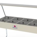 Ver imagem 2 de Buffet Térmico 8 Cubas Progás Tampas de Vidro Prb-08GN 127V