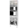 Paneleiro 60 cm 4 Portas 1701 Branco Mobbs - 5