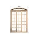Ver imagem 7 de Porta Balcão de Correr de Madeira Padrão Cedro Purgato em Arco Bat.14 Cm- 2.35(a) X 1.50(l)