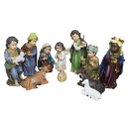 Ver imagem 1 de Decoração Natal Enfeite Presépio Baby Natalino Resina 11 Peças