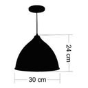 Ver imagem 2 de Lustre Luminária Pendente Utron Prismático Gota 32cm Cores - Branco