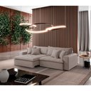 Ver imagem 1 de Sofá Zen Linho 02 Módulos 90 Cm B25 Meu Sofá Online