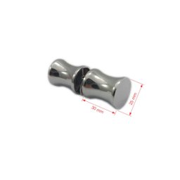 Puxador para box de banheiro vidro temperado blindex modelo elegance - Cromado - 2