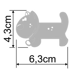 Plaquinha para enrolar meadas linhas fitas fios modelo Gata - 3 Plaquinha para enrolar meadas linhas fitas fios modelo Gata - 3