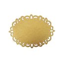 Ver imagem 1 de Kit com 3 Molduras em Mdf Oval Lisa Classica Tamanho:40x29cm Cod:kitplm004