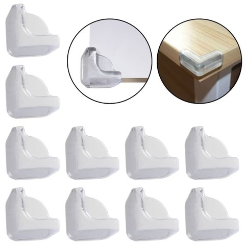 Protetor de Quina Pvc Flexível com Fita Dupla Face | Utilimix | 10 Un