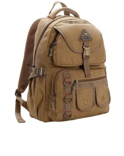 Mochila Casual De Canvas Republic Vix Adulto Unissex 31241 - UNICO - Bege - 1