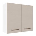 Ver imagem 1 de Armário Aéreo 70 Cm 2 Portas Branco/crema Agata Madesa