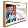 Quadro Personalizado com Foto e Música Vovô em Moldura Caixa TACOLADO PAPEL DE PAREDE Moldura Caixa  - 5