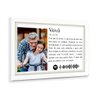 Quadro Personalizado com Foto e Música Vovô em Moldura Caixa TACOLADO PAPEL DE PAREDE Moldura Caixa  - 2