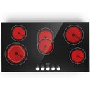 Ver imagem 1 de Vbgk Cooktop Elétrico 36" 8600w com 5 Bocas e Controle por Knob (preto)