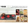 Vbgk Cooktop Elétrico 36" 8600w com 5 Bocas e Controle por Knob (preto) - 2