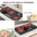 Ver imagem 4 de Vbgk Cooktop Elétrico 36" 8600w com 5 Bocas e Controle por Knob (preto)