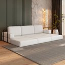 Ver imagem 3 de Sofá Cama À Vácuo 3 Lugares Linha Modular Flip Magic