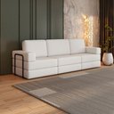 Ver imagem 1 de Sofá Cama À Vácuo 3 Lugares Linha Modular Flip Magic