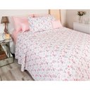 Ver imagem 2 de Jogo de Cama Duplo Casal 4 Peças 140 Fios 250x220cm Catarina Realce Premium - Sultan