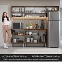 Ver imagem 6 de Armário de Cozinha Compacta 229cm Rustic Emilly Madesa 14