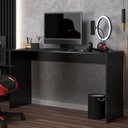 Ver imagem 1 de Mesa Escrivaninha Escritório Compact 135 cm Preto