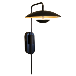 Arandela Led Metal Preto Freijó 6w 3000k Luz Amarela Yamamura