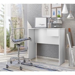 Mesa De Computador Amanda Rud Rack - Branco - 4