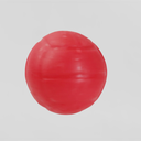 Ver imagem 5 de Brinquedo para Cães Bola Pula Pula Lisa 75mm Vermelho