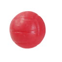 Ver imagem 1 de Brinquedo para Cães Bola Pula Pula Lisa 75mm Vermelho