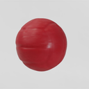 Ver imagem 2 de Brinquedo para Cães Bola Pula Pula Lisa 75mm Vermelho