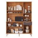 Ver imagem 6 de Cozinha Compacta Mila 156cm 6 Portas e 1 Gaveta Cinamomo/titânio - Mgm