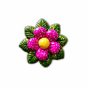 Ver imagem 1 de DECORAÇÃO JARDIM FLOR MARGARIDA CERÂMICA P/GRAMA OU PAREDE:ROSA