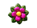 Ver imagem 1 de DECORAÇÃO JARDIM FLOR MARGARIDA CERÂMICA P/GRAMA OU PAREDE:ROSA
