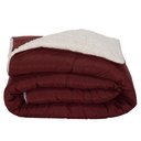 Ver imagem 7 de Kit 5 Pçs Coberdrom Casal King Soft Hipercal 400 Fios Dupla Face: Vermelho