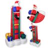 Papai Noel Escalando Chamine Escada Inflavel Natal Presente Grande Enfeite Natalino Decoraçao Casa - 1