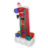 Papai Noel Escalando Chamine Escada Inflavel Natal Presente Grande Enfeite Natalino Decoraçao Casa - 7