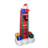 Papai Noel Escalando Chamine Escada Inflavel Natal Presente Grande Enfeite Natalino Decoraçao Casa - 3