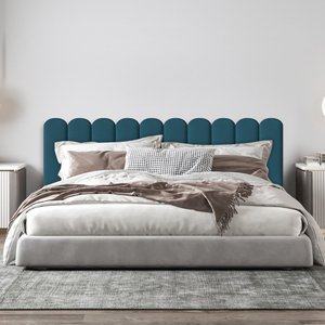 Cabeceira Modulada Estofada Adesiva Nuvem 1 Módulo 60x20cm Green Mars