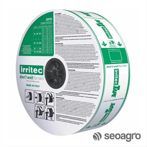 MANGUEIRA TUBO GOTEJAMENTO IRRITECTAPE 16MM 10X10CM 1000MTS - 1