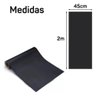 Adesivo Lousa Quadro Negro 2 Metros Papel de Parede Tipo Contact Lavavel Kit Completo com Giz Escola - 7